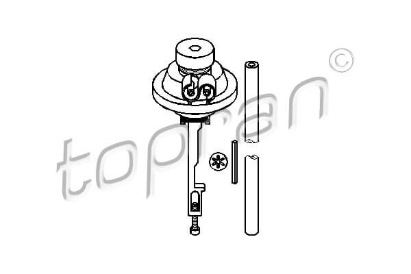 Unterdruckdose bzw. Pulldown-Dose für VW Golf II