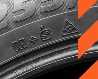 Ganzjahresreifen mit M+S-Kennung und Schneeflockensymbol f�r sicheres Fahren das ganze Jahr �ber
