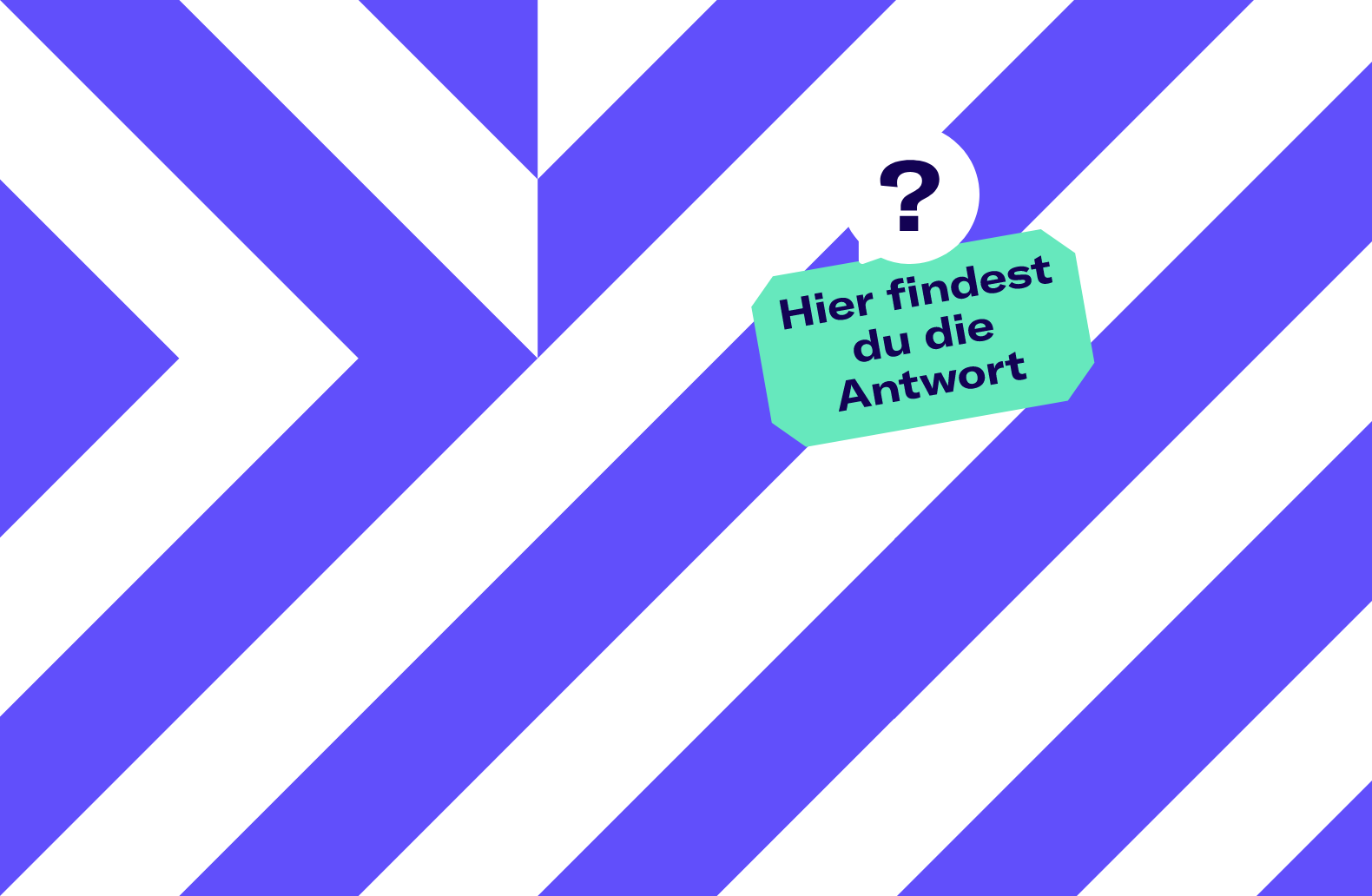 Illustration: FAQ mit Sprechblasen und Fragezeichen