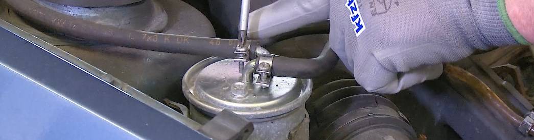 Kraftstofffilter sch�tzen die Einspritzanlage. Kraftstofffilter wechseln