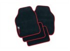 PETEX Fußmatten Universal Rand rot Material Polyester, Art.-Nr. 11380012